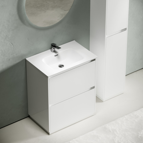 Тумба под раковину Sancos Libra Floor LB70FW 69х45х84 напольная цвет белый - фото 4