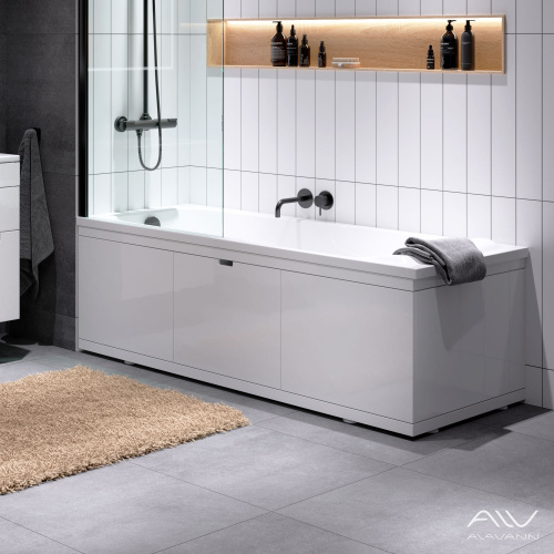 Экран под ванну Alavann Rita 160 см ALV1024001 фронтальный МДФ съемный/раздвижной белый - фото 4