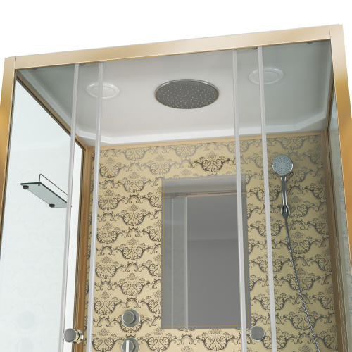 Душевая кабина Niagara Luxe 7772QG 120х90 прямоугольная с крышей ориентация универсальная - фото 3