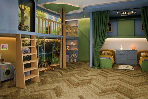 Кварцвиниловая плитка Damy Floor LONDON LVT 190902EL-07-LVT Шеффилд толщина 0.25 см 43 класс 590х118 - фото 2