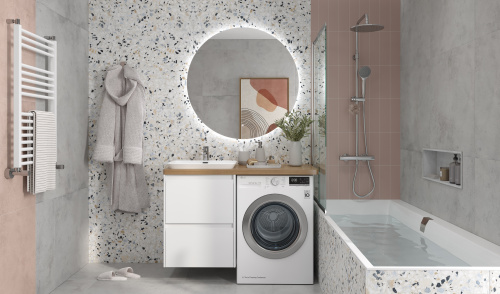 Столешница Velvex KLAUFS st.KLA.120.L дуб французский 120х61х4 накладная цвет Шатанэ - фото 5