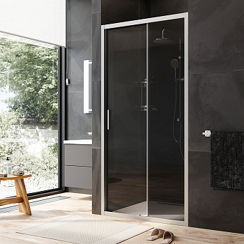 Душевая дверь Am.Pm Gem W90G-100-1-195MG 100х195 стекло прозрачное профиль хром матовый