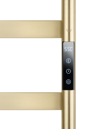 Полотенцесушитель Wonzon & Woghand Bremen WW-A207-BG 48х180 электрический золото - фото 4