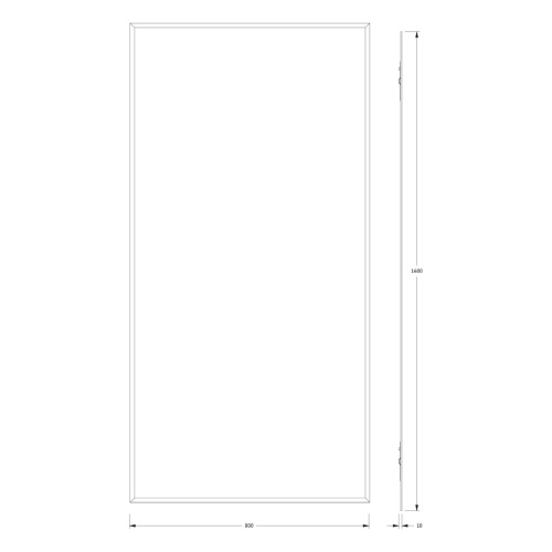 Зеркало в ванную Evoform Comfort BY 0958 80х160 - фото 2