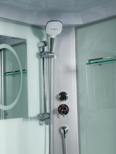 Душевая кабина WeltWasser WW500 NESSE 1002 (10000003281) 100х100 с крышей ориентация универсальная - фото 5