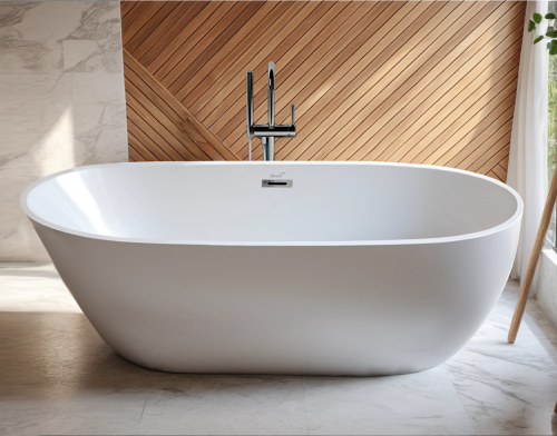 Ванна акриловая Cerutti SPA CT10504 170х80 отдельностоящая овальная с ножками - фото 2