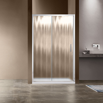 Душевая дверь Vincea Garda VDS-1G160CH 160х190 стекло текстурное профиль хром глянцевый