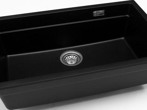 Кухонная мойка Grandex Aqua 500305 73х45 цвет черный металлик поверхность матовая - фото 5