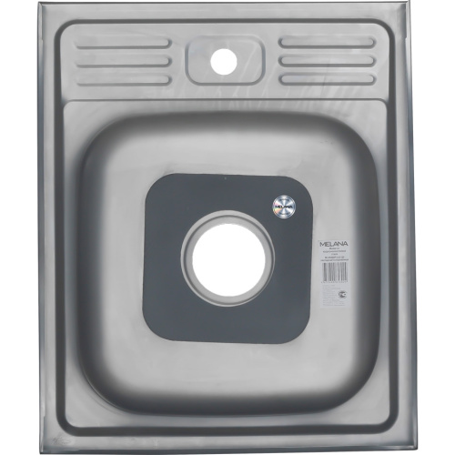 Кухонная мойка Melana 004 ta (*10) 60х50 цвет хром - фото 3
