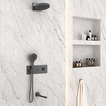 Душевая система Vincea VSFW-432TI1GM встраиваемая в стену с термостатом