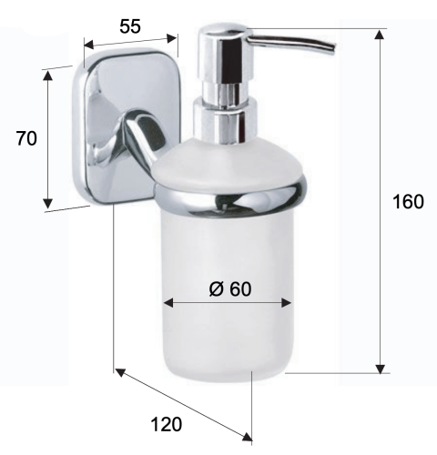 Дозатор Remer SQ SQ13CR - фото 2
