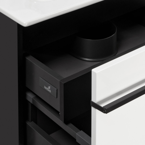 Тумба под раковину Roca Aneto 7857430806 79х45х43 подвесная цвет белый - фото 4