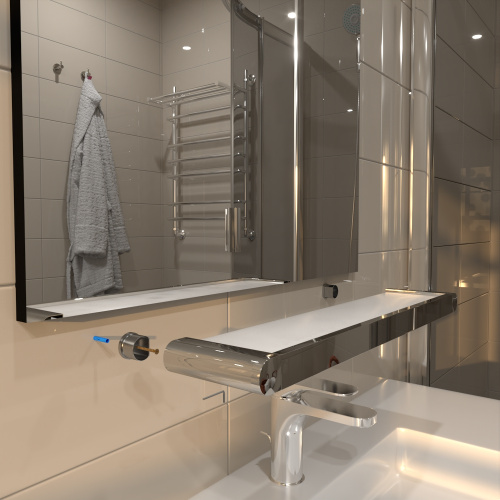 Полка в ванную комнату Altasan Лотос ЛТ70Х - фото 4