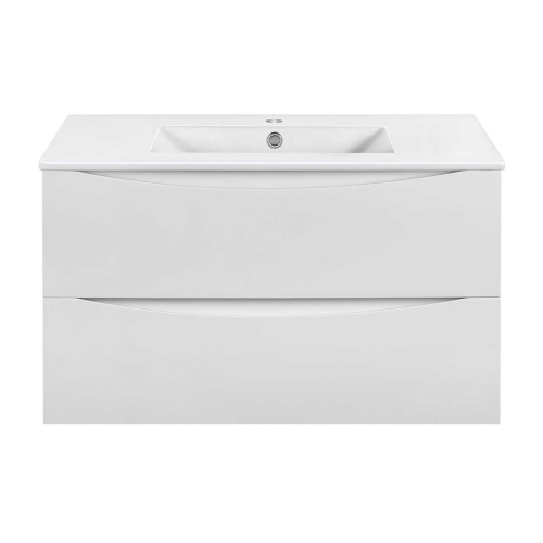 Тумба под раковину Vincea Mia Slim VMC-2MC900S1GW 90х39х50 подвесная цвет белый - фото 2