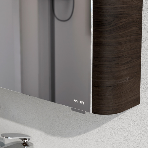 Зеркало-шкаф Am.Pm Sensation M30MCR0801TF 80х15х70 подвесной цвет табачный дуб - фото 5