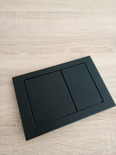 Клавиша смыва механическая KK POL M06 350/PPC/049-00-00 цвет черный матовый - фото 2