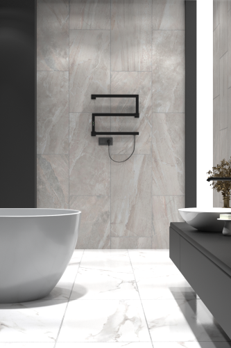 Полотенцесушитель Indigo Sparta DGS40-50BRRt 50х43 электрический черный муар - фото 4