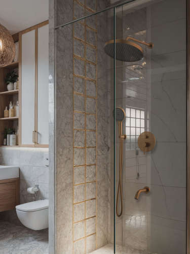 Душевая система AltroBagno Bilancia AltroBagnoBilancia040505BC встраиваемая в стену - фото 3