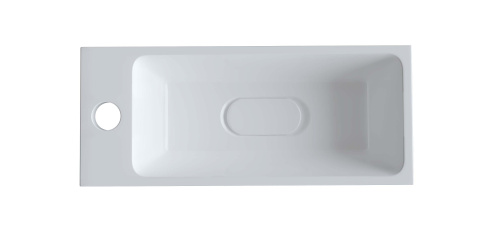 Раковина из литьевого мрамора Uperwood Modul 2911020337 50х21 полувстраиваемая цвет белый - фото 5