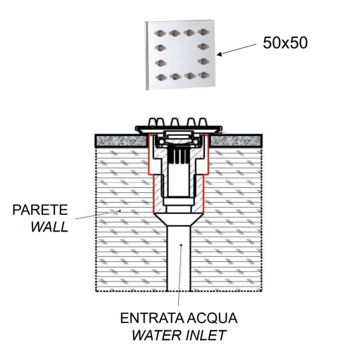 Форсунка гидромассажная Remer QX34JETB - фото 2