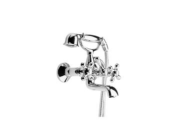 Смеситель для ванны Mamoli Epoca 1029F311E021 настенный хром