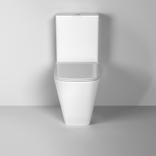 Унитаз напольный с бачком Grossman Style GR-4472S белый глянцевый с сиденьем микролифт безободковый каскадный смыв - фото 3