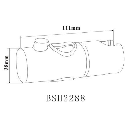 Держатель для душа Bond BSH2288 черный