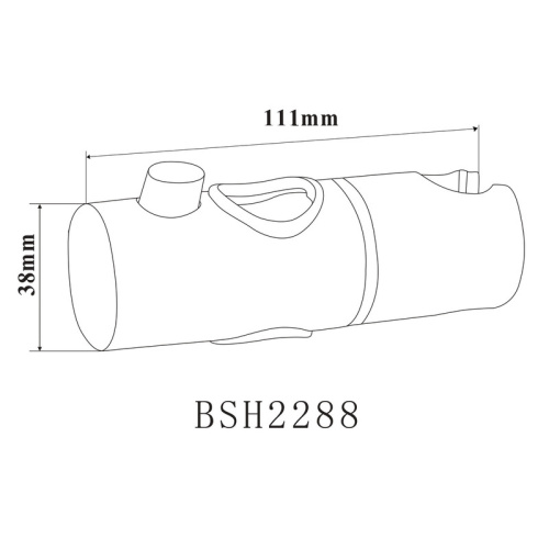 Держатель душа Bond BSH2288 черный матовый - фото 3