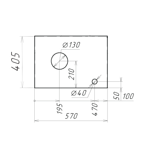 Столешница Grossman Флай 506001 57х39 накладная цвет белый - фото 4