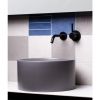 Раковина из сантехнического фарфора Galassia Core 7306GM 40х40 накладная цвет серый