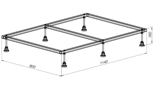 Каркас для поддона Allen Brau 8.00004 - фото 3