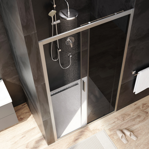 Душевая дверь Am.Pm Gem W90G-110-1-195MG 110х195 стекло прозрачное профиль хром матовый - фото 3