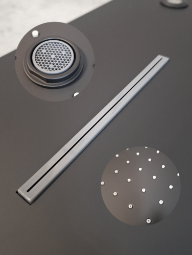 Душевая система AltroBagno Metropoli AltroBagnoMetropoli040401NeOp встраиваемая в стену - фото 3