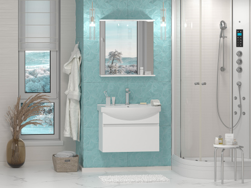 Тумба под раковину Misty Монро Э-Мнр01075-011Я 72х36х50 подвесная - фото 5