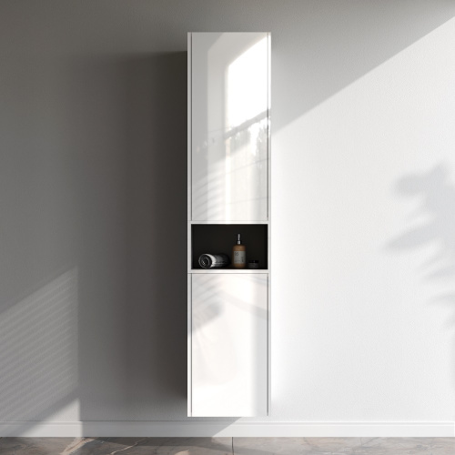 Полка Am.Pm Func M8FOH0401WG 40х35х25 подвесная цвет белый - фото 4