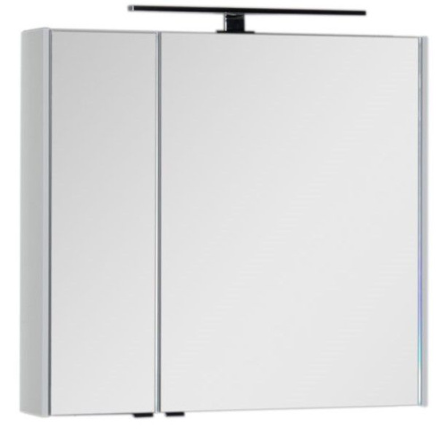 Зеркало-шкаф Aquanet Латина 00179635 80х17х75 подвесной цвет белый - фото 5