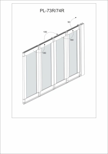 Душевая шторка на ванну Veconi Palau PL73BR-90-01-19C4 90х150 стекло прозрачное профиль черный матовый ориентация правая - фото 4