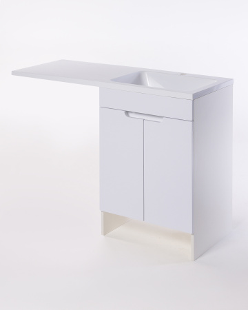 Тумба с раковиной Orange Sistema STD-120TUW+RAR 120х48х91 цвет белый