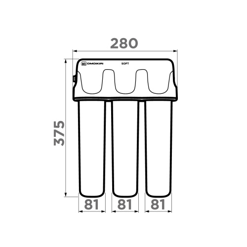 Фильтр для очистки воды Omoikiri Pure Drop Soft 4998031 - фото 2