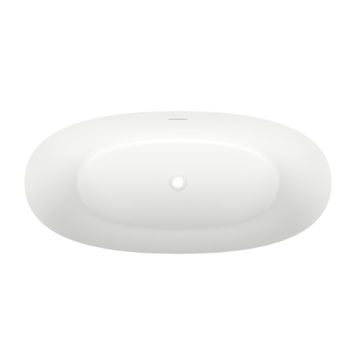 Ванна акриловая Wellsee Éclatant 231301000 159х74 отдельностоящая овальная с ножками - фото 4