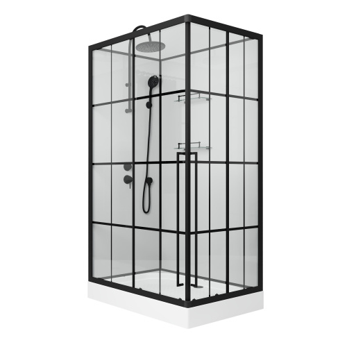 Душевая кабина Niagara Standart ST120/80/15QL/KL/BKT 120х80 прямоугольная без крыши ориентация левая - фото 2