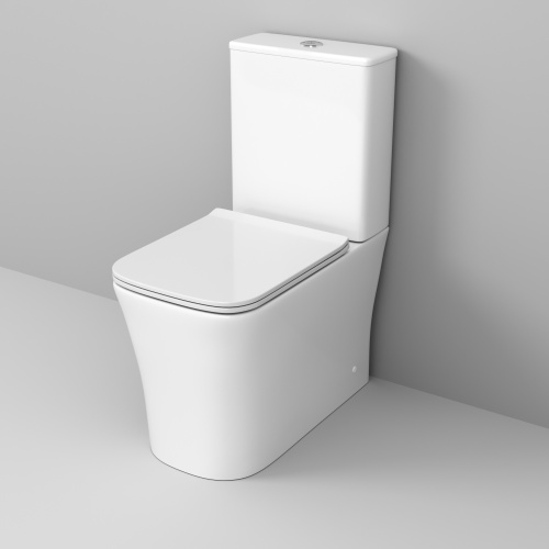 Унитаз напольный с бачком Grossman Classic GR-4467S белый глянцевый с сиденьем микролифт безободковый каскадный смыв - фото 2