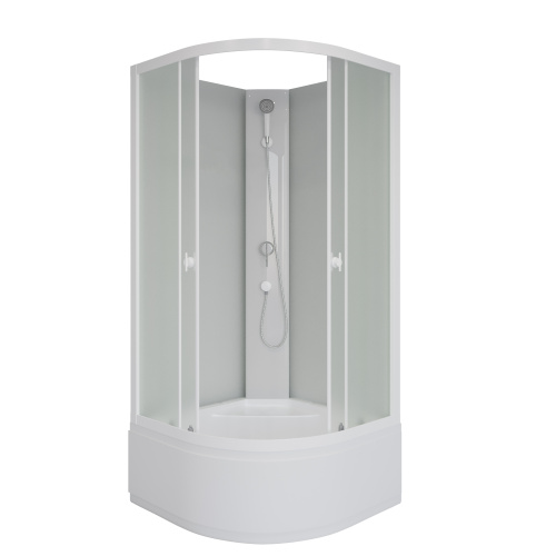 Душевая кабина Niagara Promo P100/40/MT/BK 100х100 четверть круга без крыши ориентация универсальная - фото 2