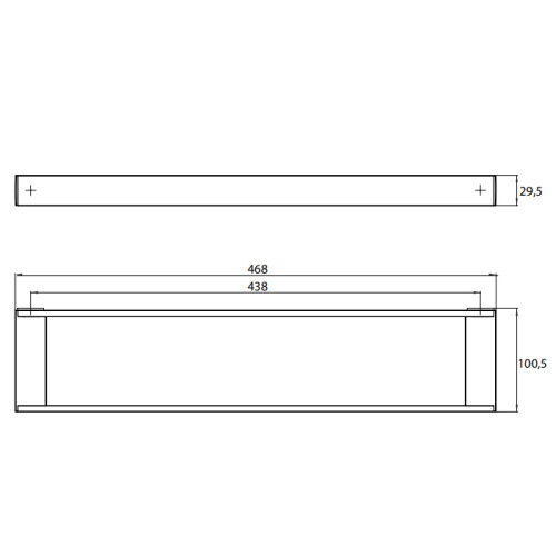 Рейлинговая система для аксессуаров Emco Liaison 1866 001 46 - фото 2