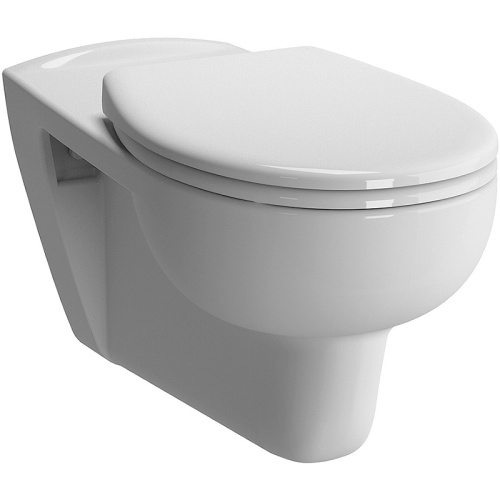 Унитаз подвесной Vitra Conforma 5810B003-6234 белый с сиденьем микролифт безободковый каскадный смыв