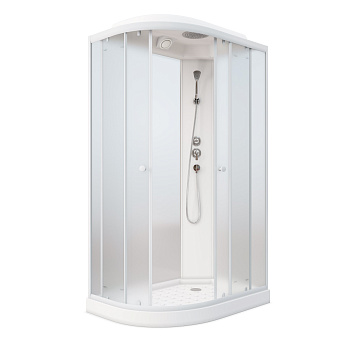 Душевая кабина Parly Effect EF1231R 120х80 асимметричная с крышей ориентация левая