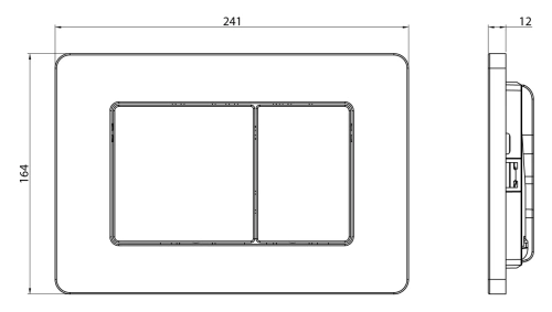 Сет унитаз + инсталляция + кнопка CC.300.80.01+FP.310.BG.05+AM25010 Nero - фото 4
