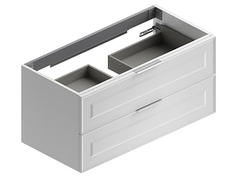 Тумба под раковину Berloni Bagno SUVBS2C105C/110/SHA CL 106х52х52 подвесная цвет белый