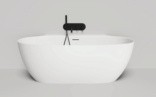 Ванна из литьевго мрамора Salini ALDA WALL 101915G 170х90 пристенная асимметричная - фото 2