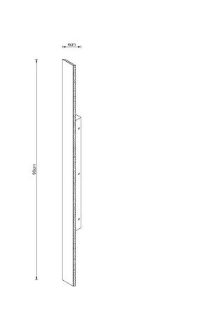 Архитектурный светильник Arte Lamp Tejat (ТеДжат) A5424AL-1BK